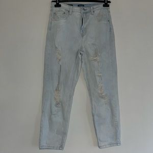 Straight leg jeans